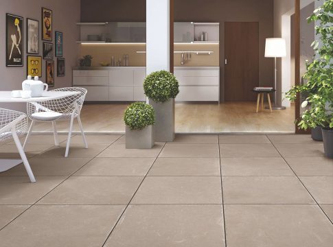 Kerlite con riscaldamento a pavimento